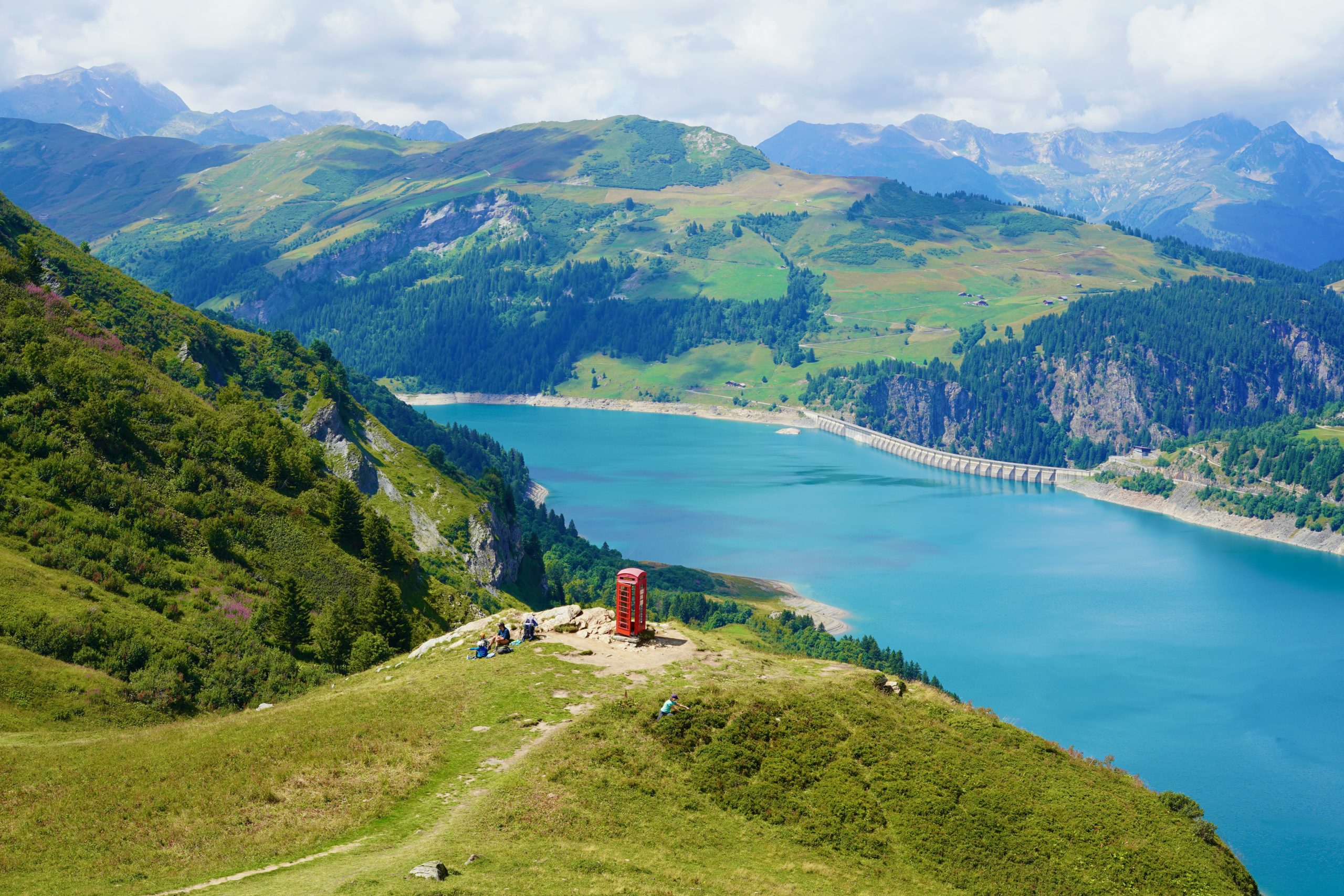 Vue panoramique de montagne
